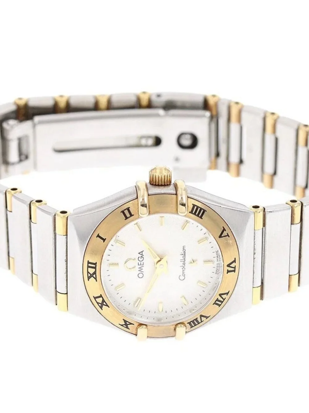 OMEGA Constellation 1362.30 harf bar white Dial Quartz Ladies Watch_951712